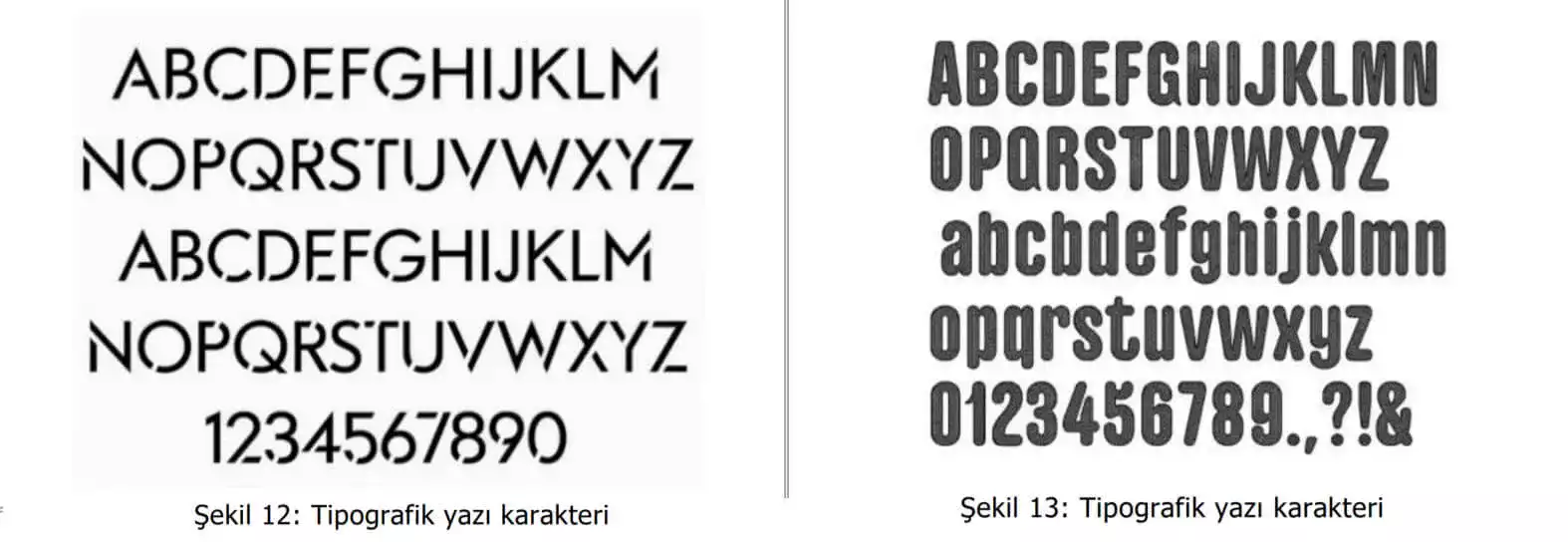 tipografik yazı karakter örnekleri-Üsküdar Patent